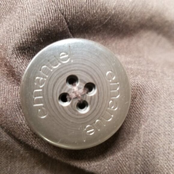 Emanuel Ungaro Vintage Brown Wool Blend Blazer - Picture 5 of 5